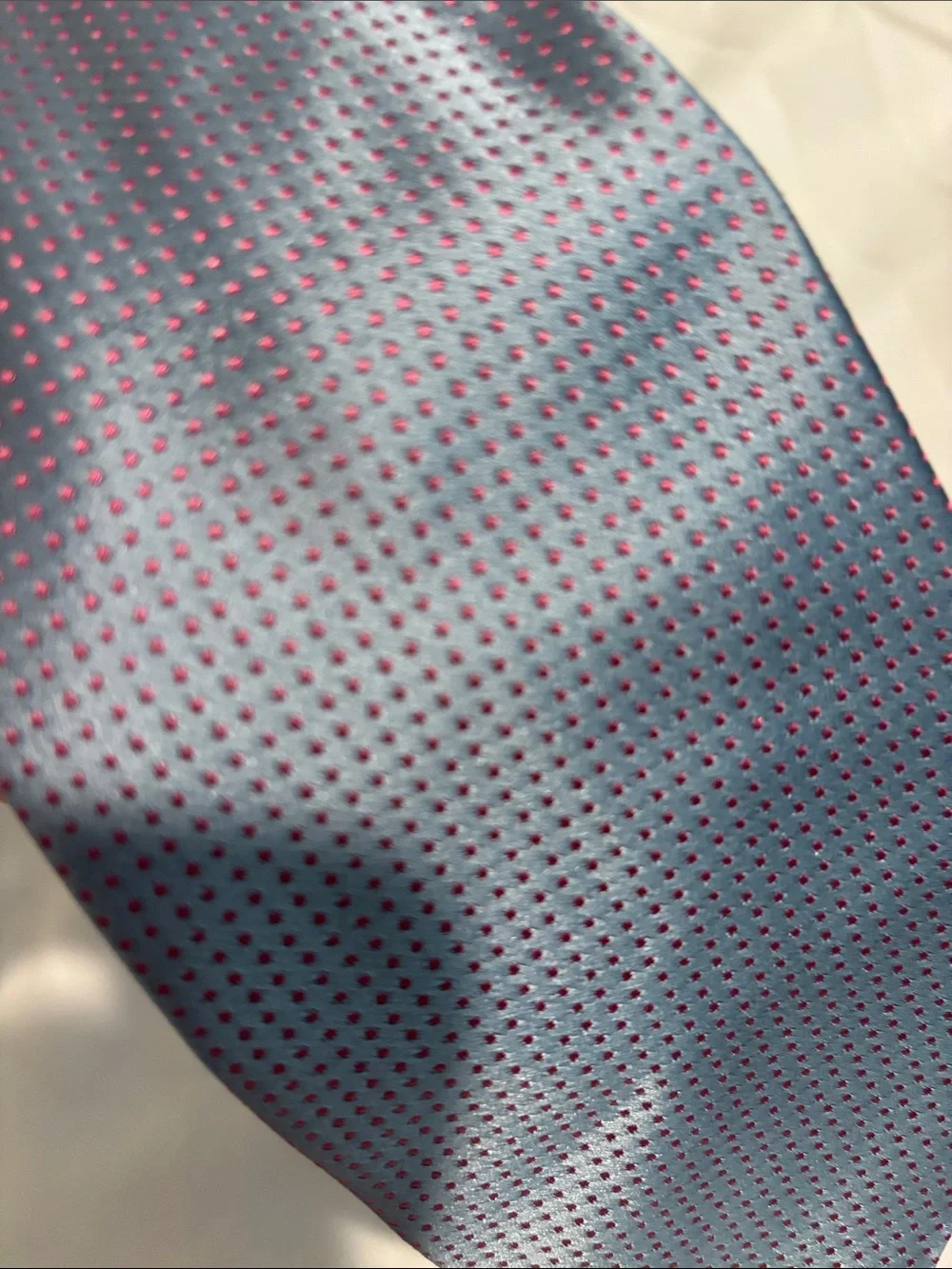 Charvet Classic Men's Blue Microdot Tie